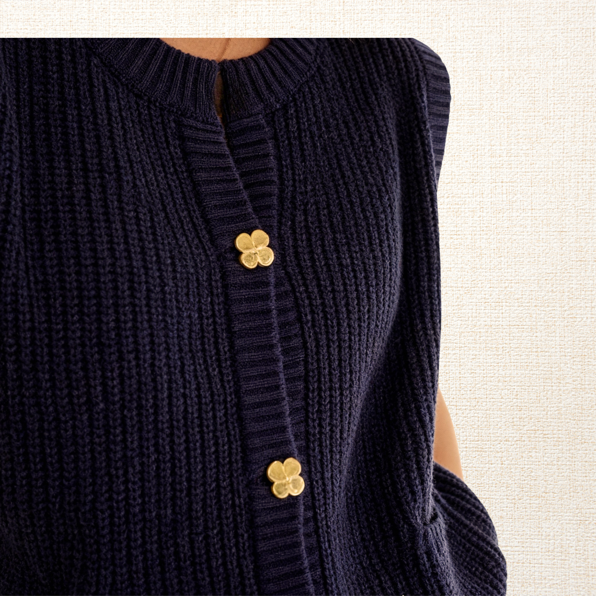 Chaleco Tejido Venice Azul