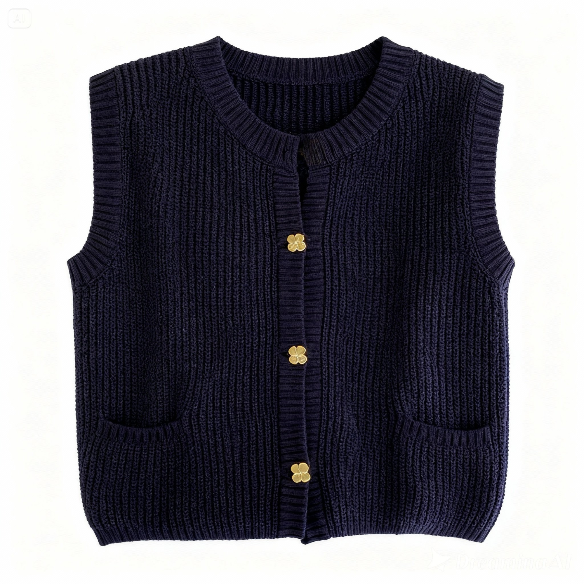 Chaleco Tejido Venice Azul