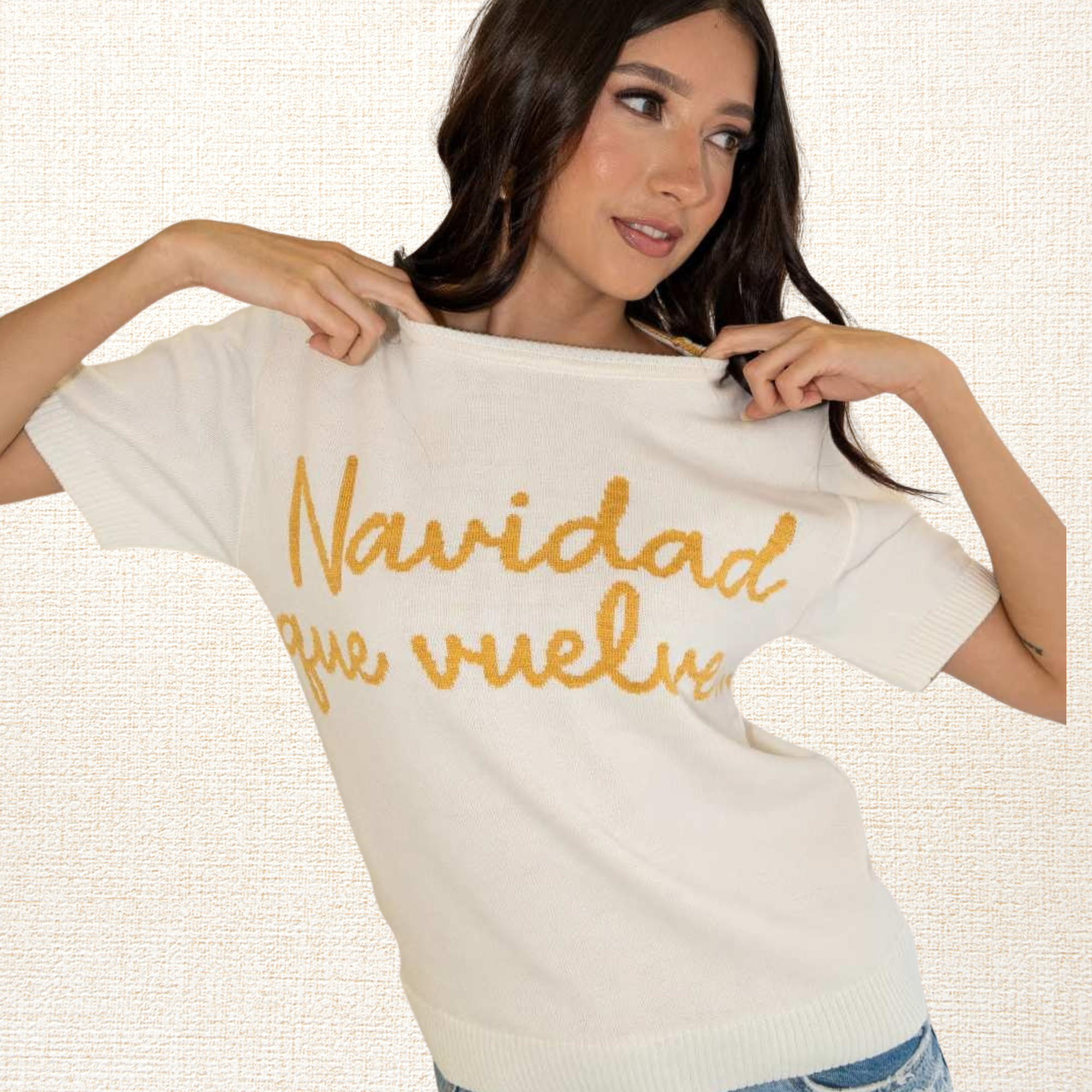 Blusa Dublín Navidad Tejida