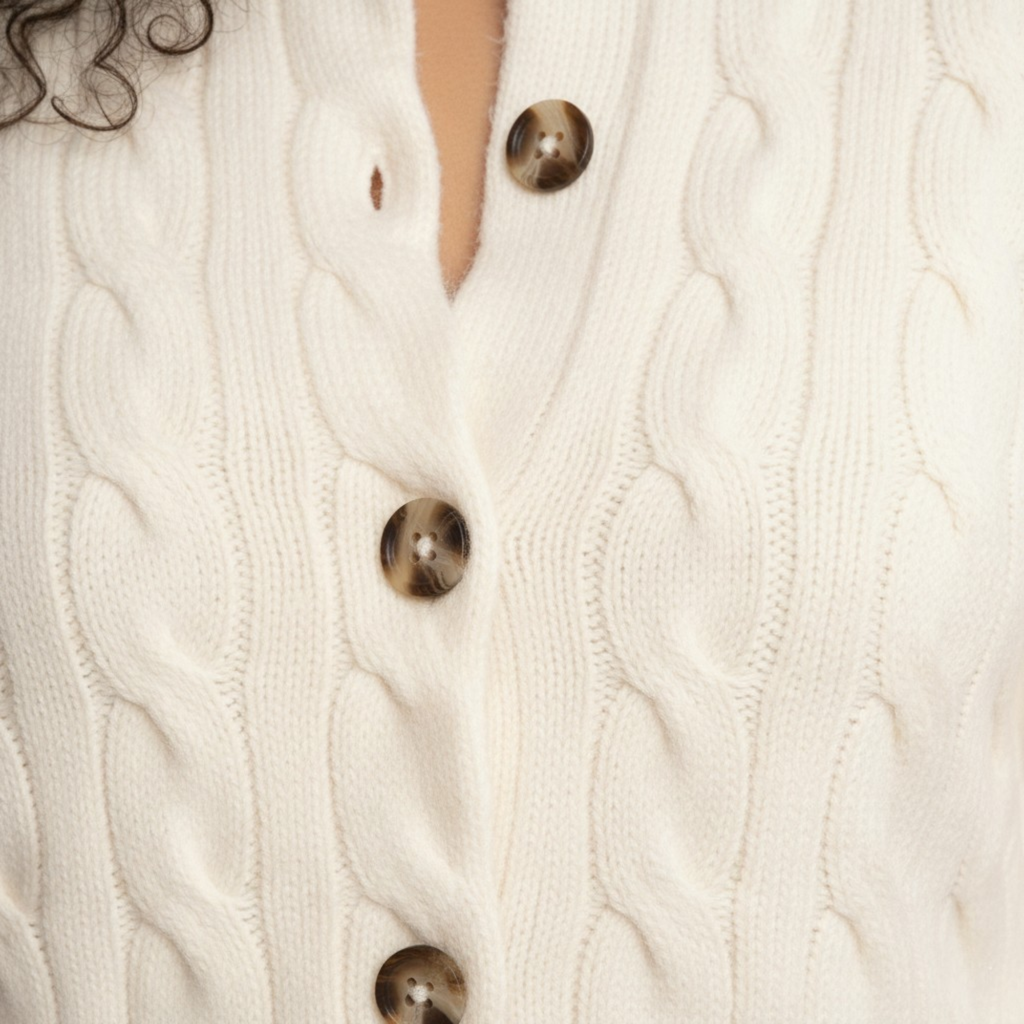 Sweater Marfil Florencia Tejido Mujer