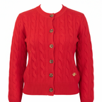 Suéter Rojo Florencia Tejido Mujer