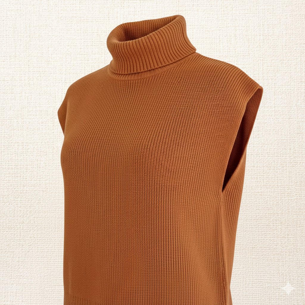 Chaleco Tejido Lyon Café