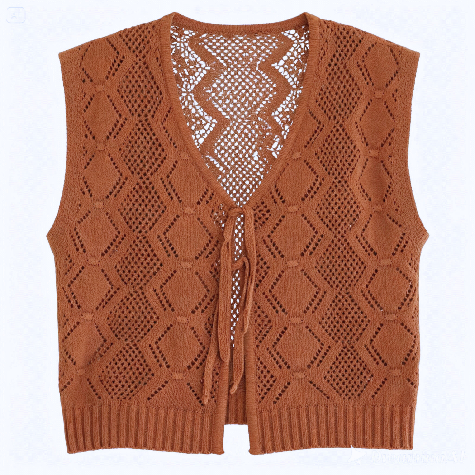 Chaleco Tejido Livorno Café